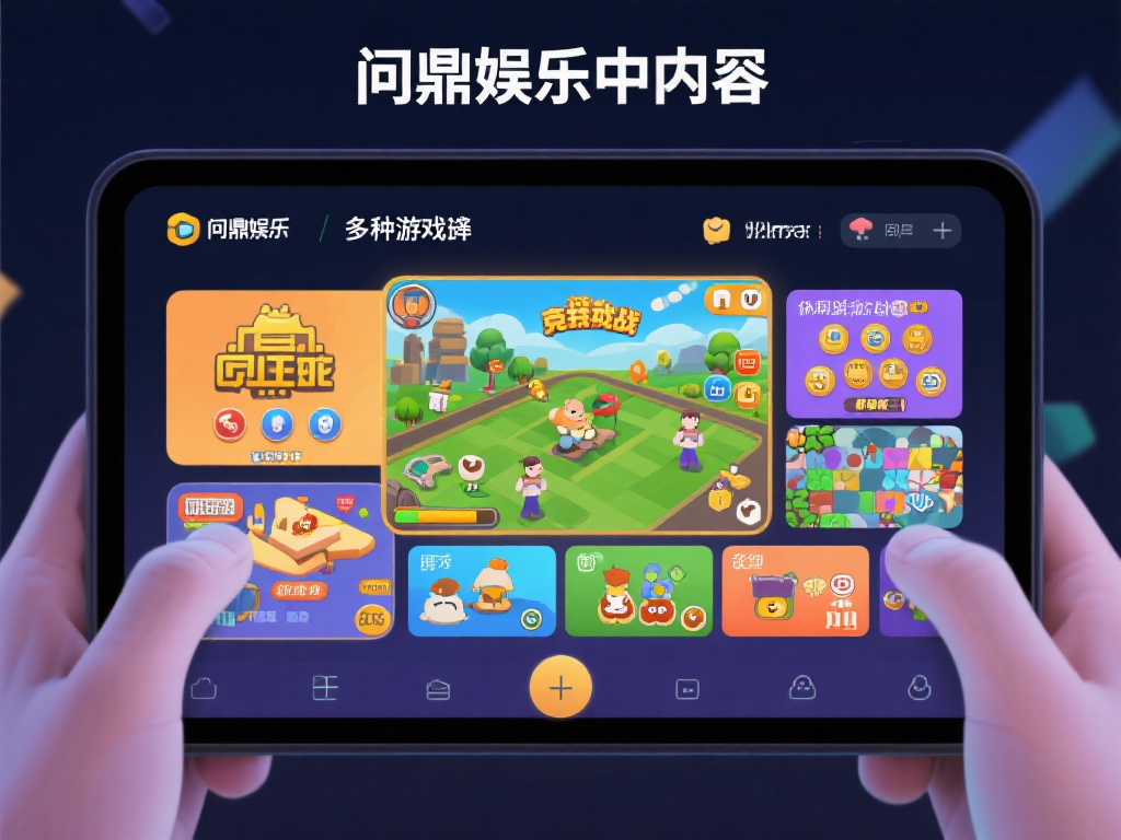 多样化的游戏选择：问鼎娱乐内置了多种类型的游戏，包